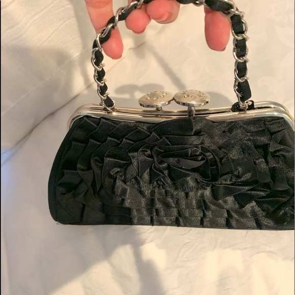 👜🎉HostPick🎉👜Kate Landry, Black Clutch, Lovely! - Picture 1 of 9